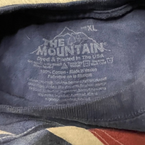 The Mountain Kids Tie Dye Black Labrador American Flag T Shirt XL - Picture 3 of 6